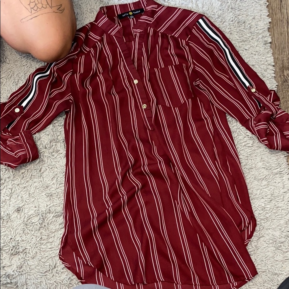 A red blouse